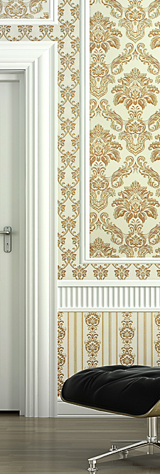 Wandverkleidung Wandpaneel WallFace 10298 DECO EyeCatch Metall Wand Dekor  selbstklebende Tapete silber gebürstet 2,60 qm