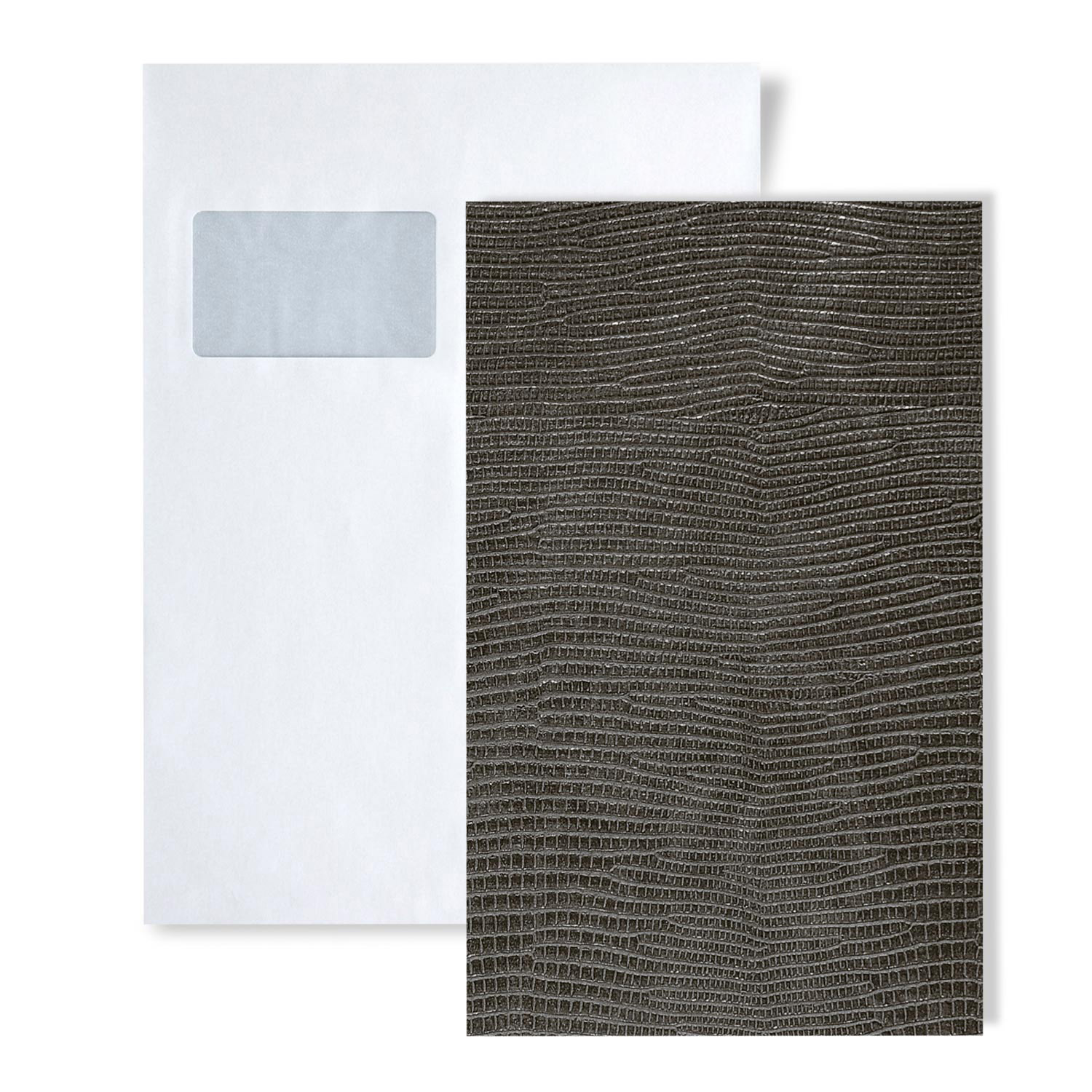 Wandpaneel Leder WallFace 12893 LEGUAN Design Blickfang Deko selbstklebende  Tapete Wandverkleidung silber-grau 2,60 qm